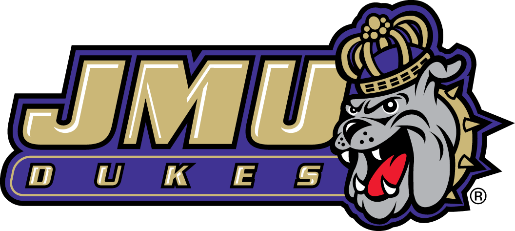 James Madison Dukes 2013-2016 Secondary Logo iron on paper